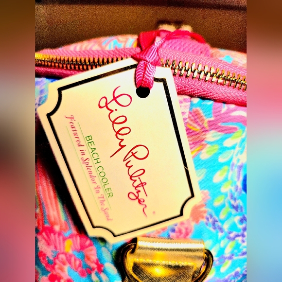 NWT Lilly Pulitzer Insulated Beach Cooler Bag Slendor In The Sand - Picture 6 of 8